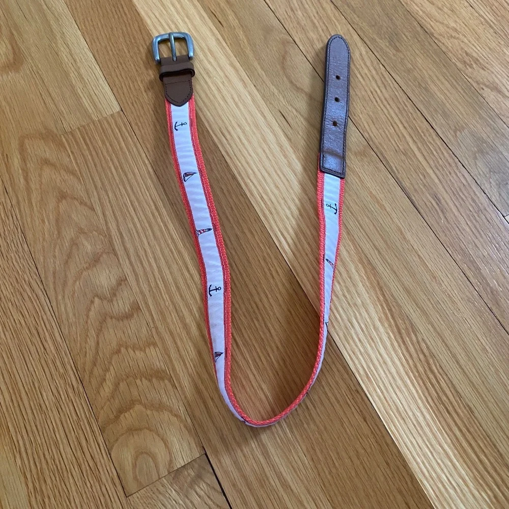 Janie and Jack nautical leather belt